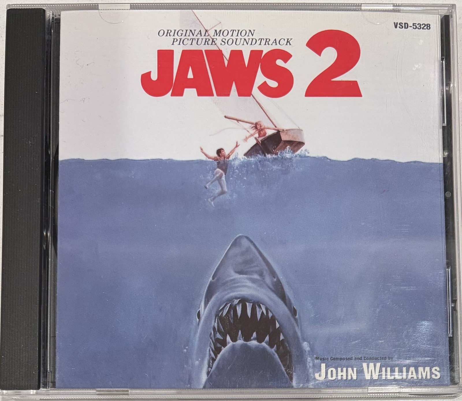 JAWS 2 Original Motion Picture Soundtrack CD 1978 John Williams good shape USED