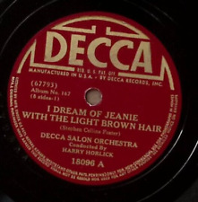 HARRY HORLICK I DREAM OF JEANIE WITH THE LGHT BROWN HAIR/COME... HOME 78 RPM 402 picture