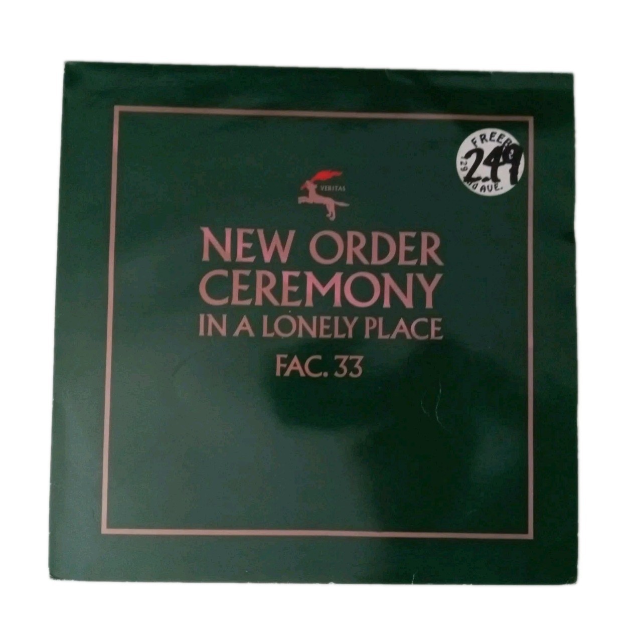 New Order • Ceremony b/w In A Lonely Place UK 12\