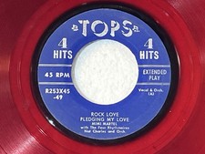 Mimi Martel Rock Love The Crazy Otto (Tops R253X45-49 Clear Red 45 RPM 7”) picture