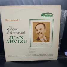 Juan Arvizu, El Tenor De La Voz De Seda, Recordando, Mexican LP Album, Bolero picture