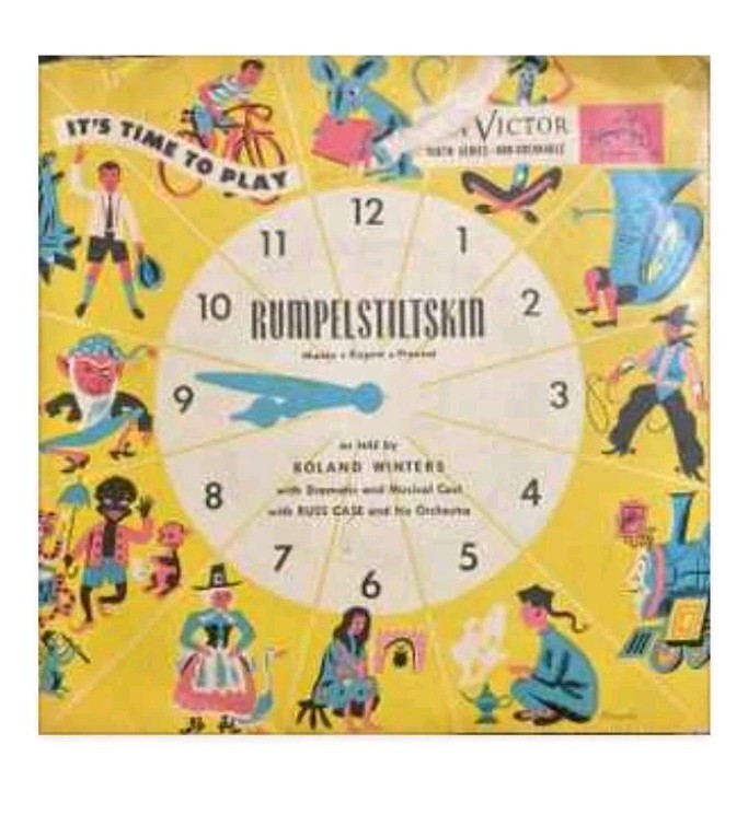 1947 Rare Yellow Vinyl RCA Victor Rumpelstiltskin Little Nipper VTG NO CASE READ