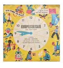 1947 Rare Yellow Vinyl RCA Victor Rumpelstiltskin Little Nipper VTG NO CASE READ picture