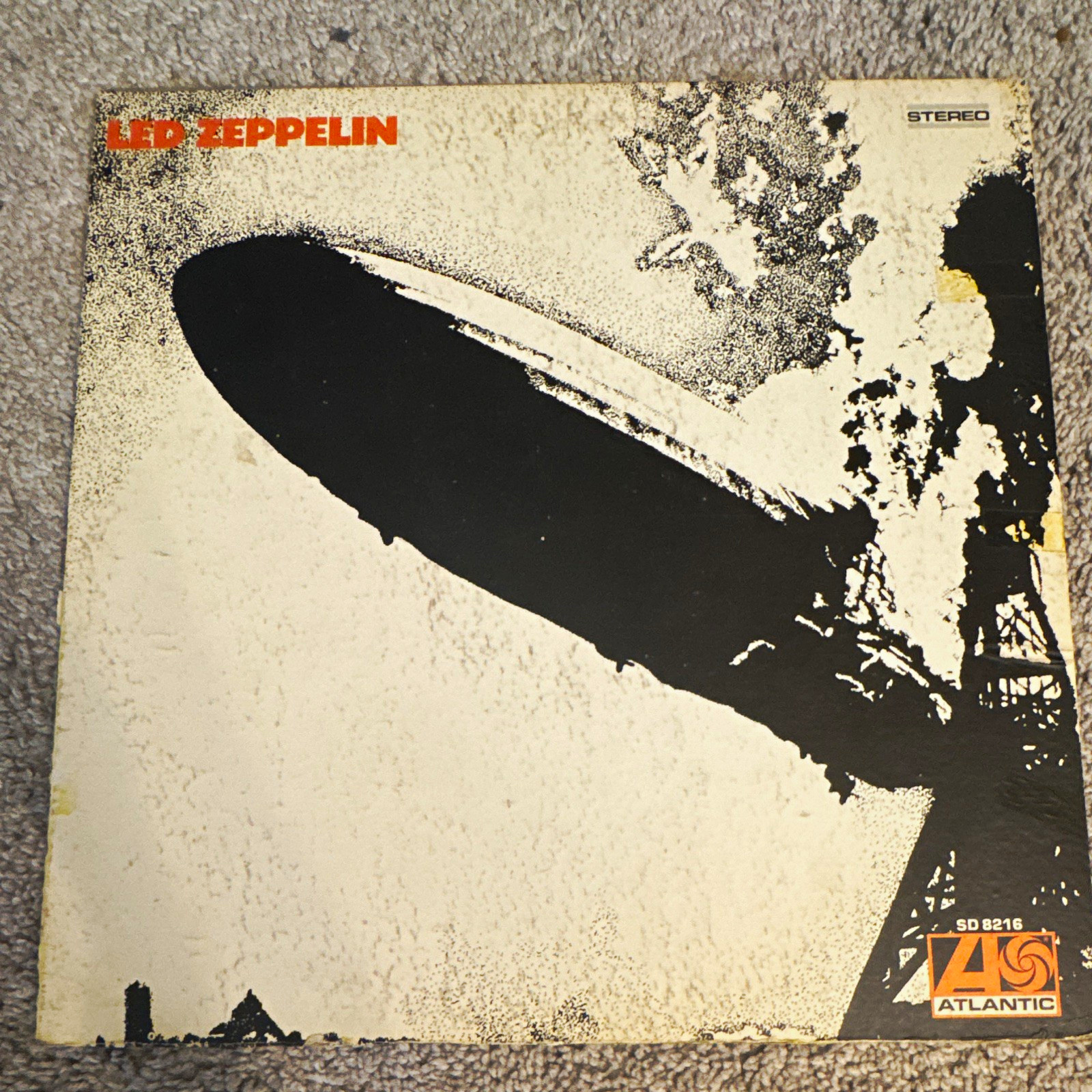 Led Zeppelin Led Zeppelin (Atlantic SD 8216, 1969) 1st Press Stereo LP 12