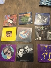 9 Classic Rock Vinyl LP Lot Santana Steve Miller Simon & Garfunkel Buddy Holly picture