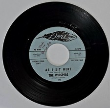 The Whispers - As I Sit Here/Shake It Shake It Dore promo 45 NORTHERN SOUL VG+ picture