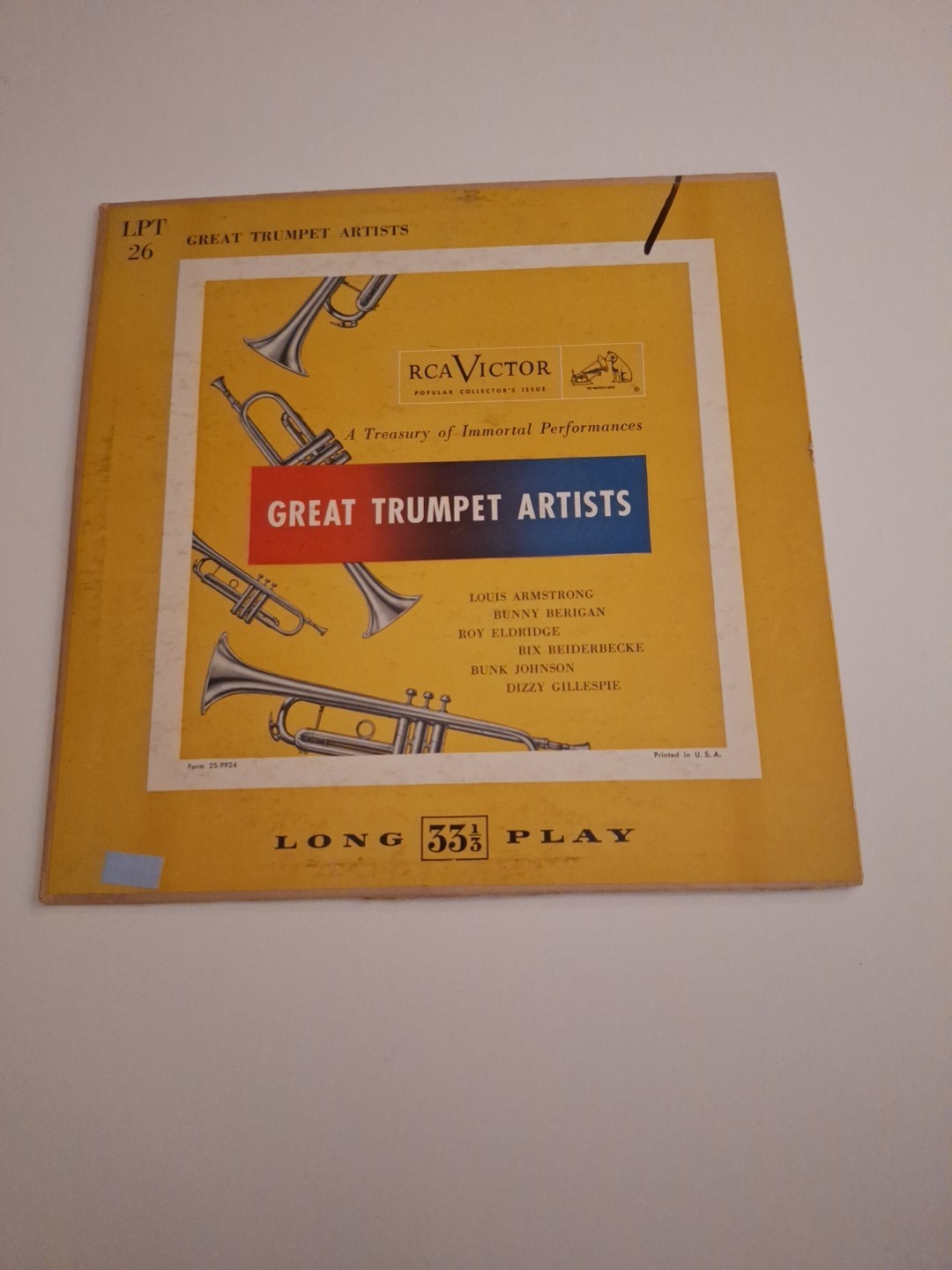 RARE Great Trumpet Artists RCA Victor LPT26 10\