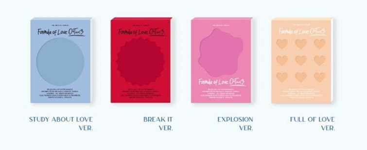 TWICE [Formula of Love: O+T= 3]3rd Album CD+Poster+Photobook+Card+Gift