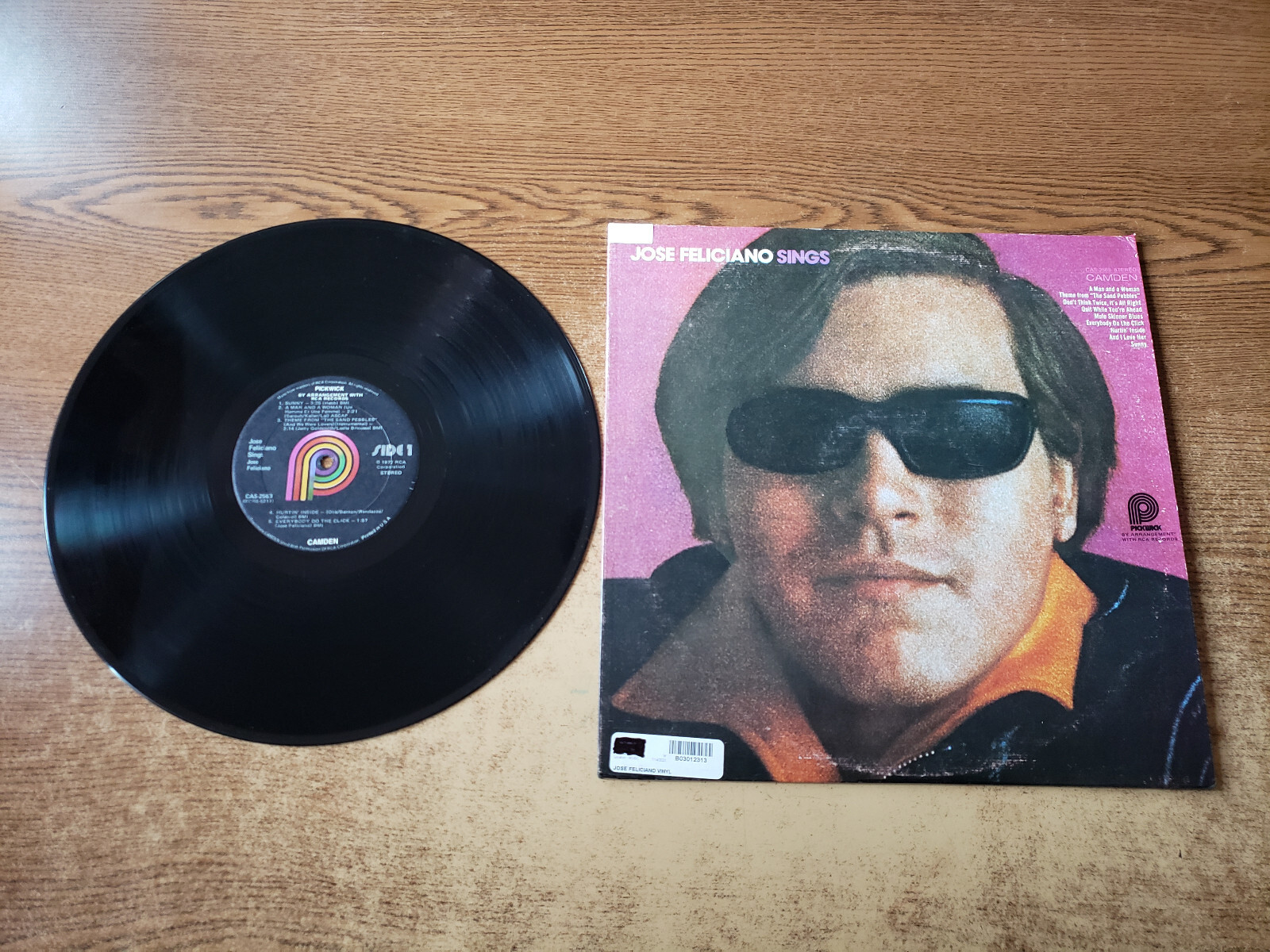 HAND SIGNED 1970s VG++ José Feliciano Sings 2563 LP33