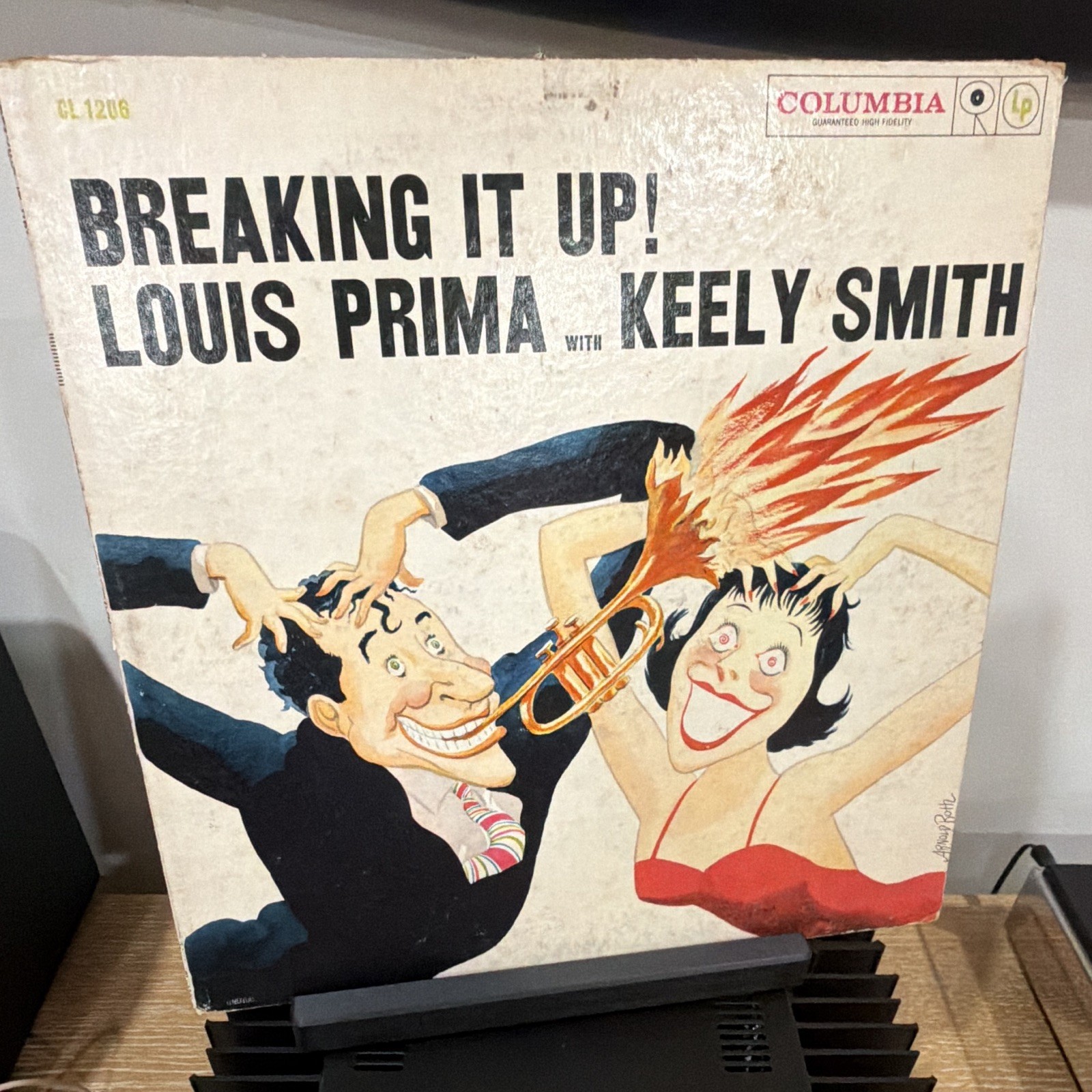 Columbia Breaking It Up - Louis Prima Keely Smith Jazz Vinyl LP CL 1206
