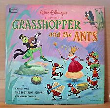 1963 Walt Disney GRASSHOPPER and THE ANTS super clean LP ex+ picture