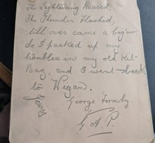 Signed Lyrics By George Formby On Paper picture