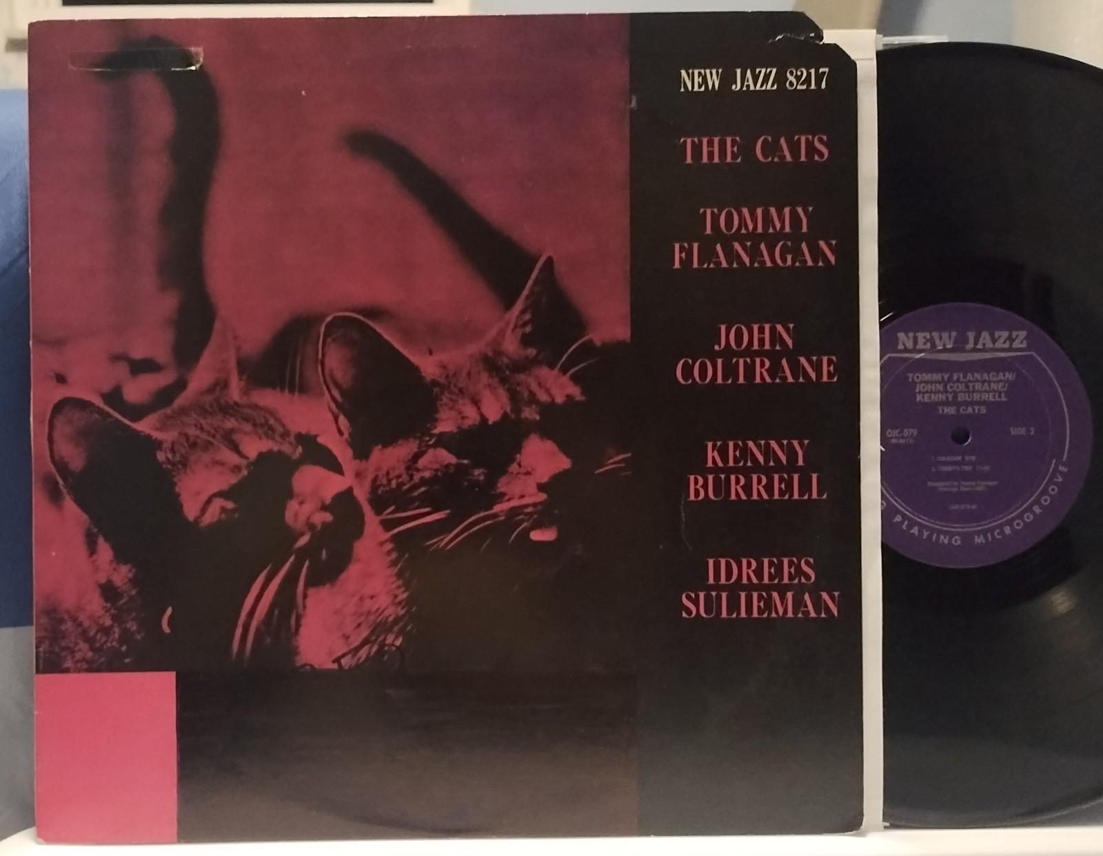 TOMMY FLANAGAN-KENNY BURRELL-COLTRANE The Cats SCARCE EX 1983 NEW JAZZ/OJC LP