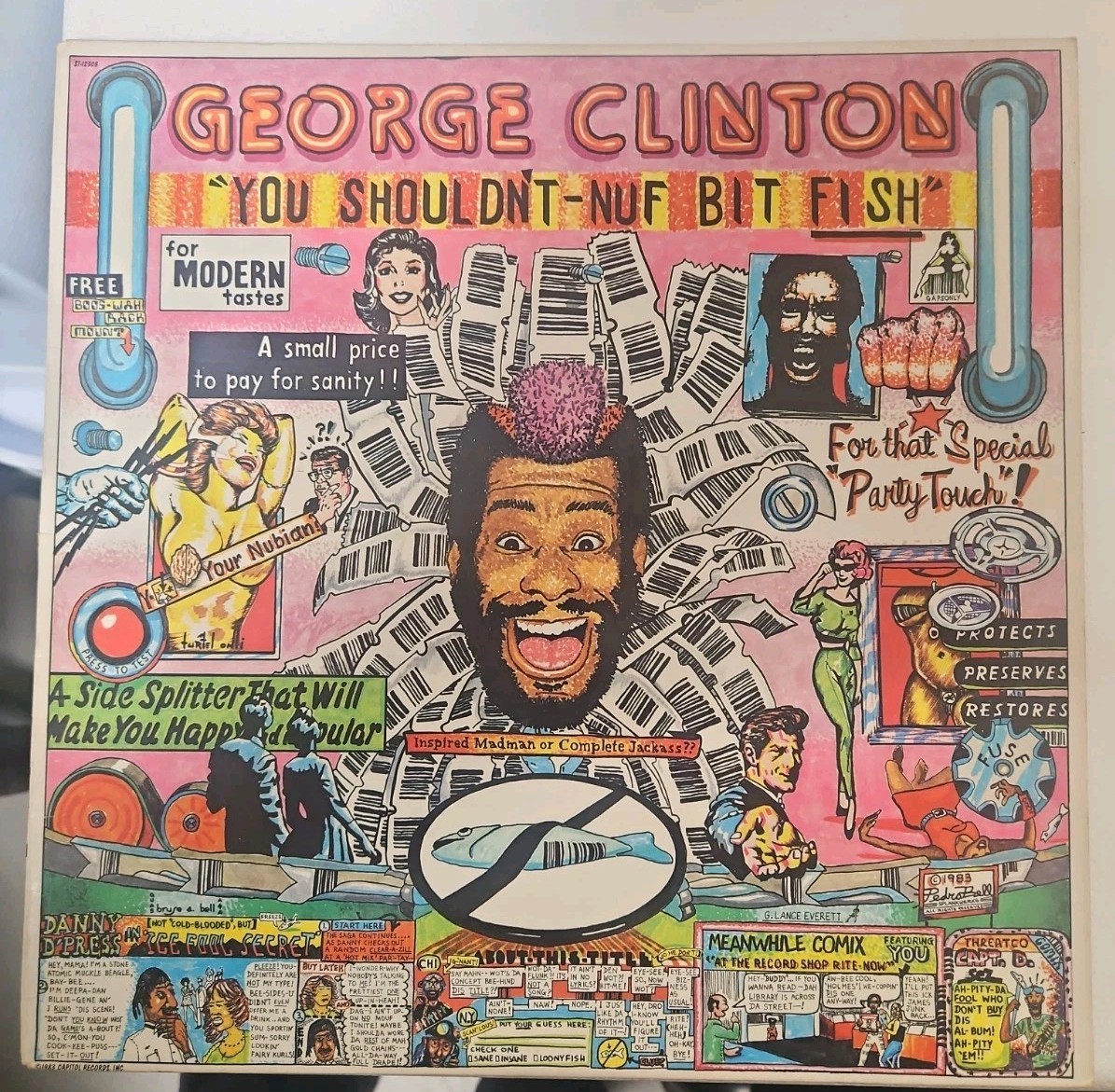 GEORGE CLINTON You Shouldn't-Nuf Bit Fish CAPITOL LP