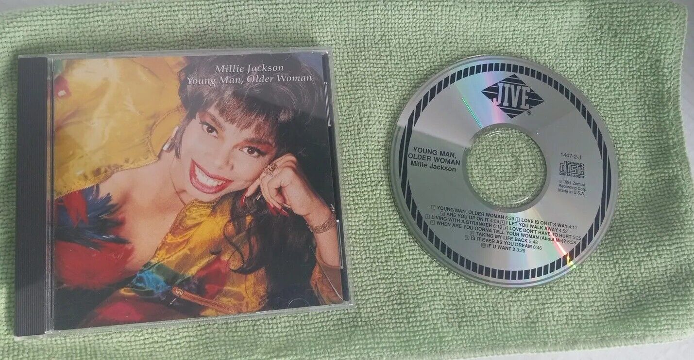 Millie Jackson Young Man Older Woman  On Audio CD Album 1991 Very Good