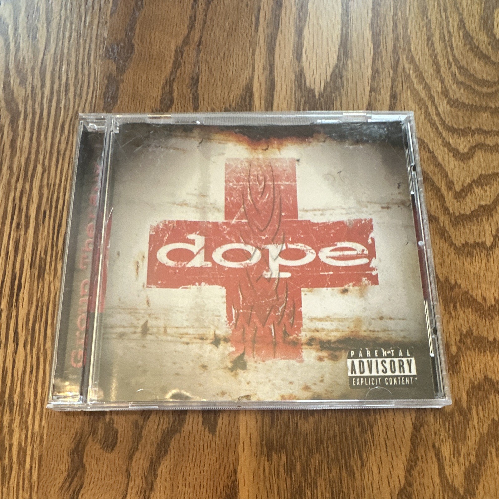 Dope Group Therapy CD Album Artemis 2003 Rock Jewel Case Explicit Red White