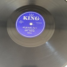 1951 R&B - SONNY THOMPSON 78 rpm KING 4488 MELLOW BLUES Part 1 & 2 V+ picture