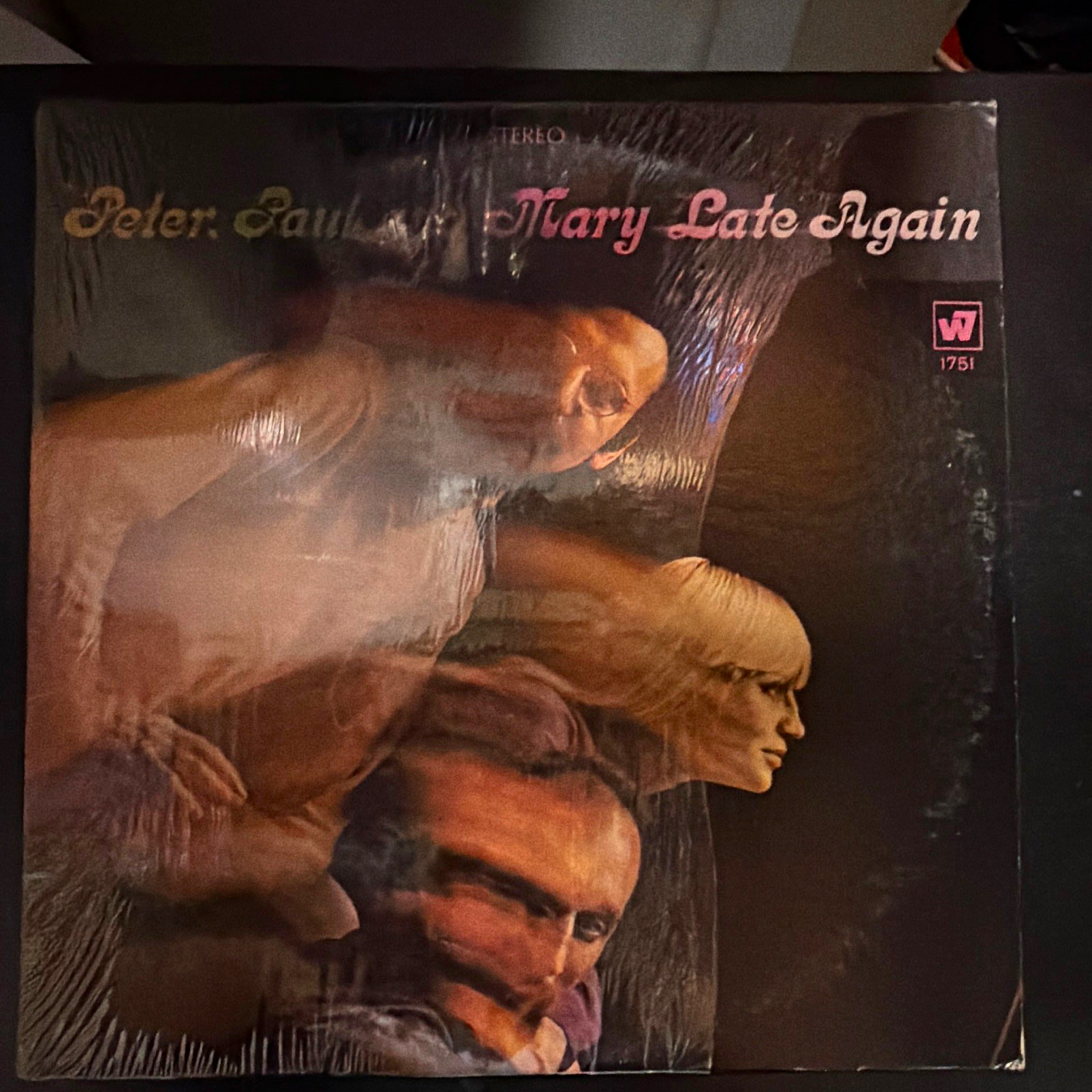 Peter, Paul & Mary Late Again Warner Bros. WS 1751 12\
