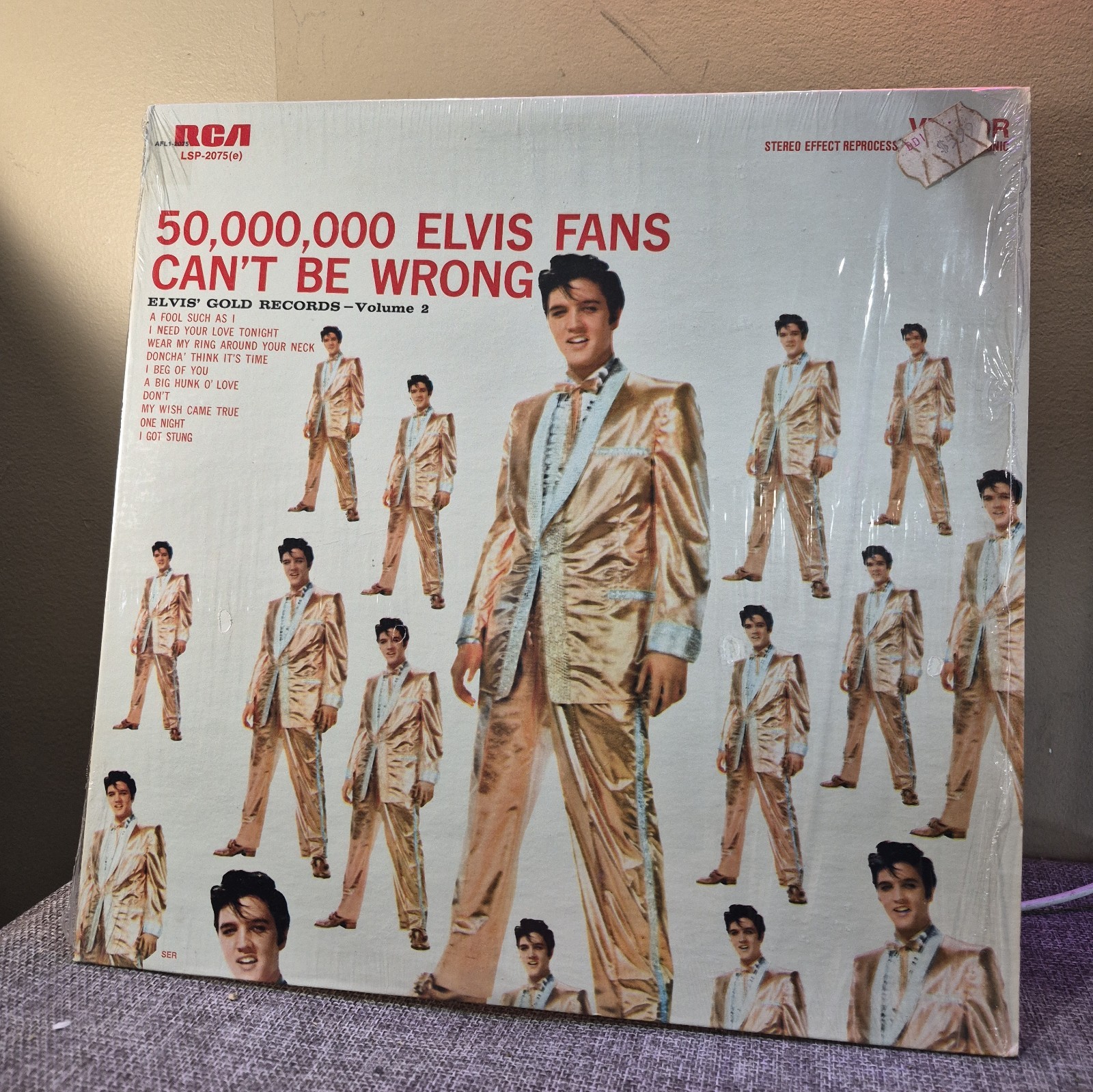Elvis Presley-50,000,000 Elvis Fans Can\'t Be Wrong-1962 RCA LSP-2075-Vinyl LP
