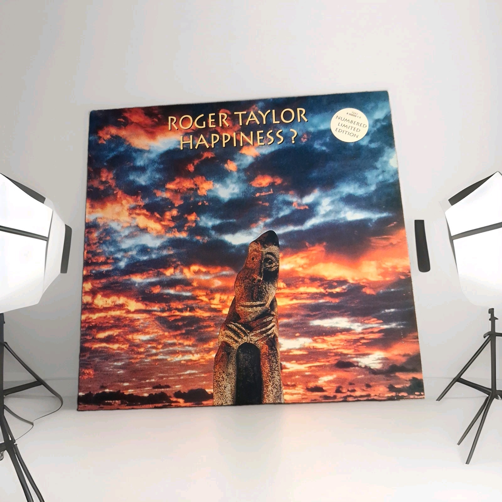 Roger Taylor Queen Happiness? Hyper Rare Orig 1994 UK Numbered Vinyl LP Nice VG+