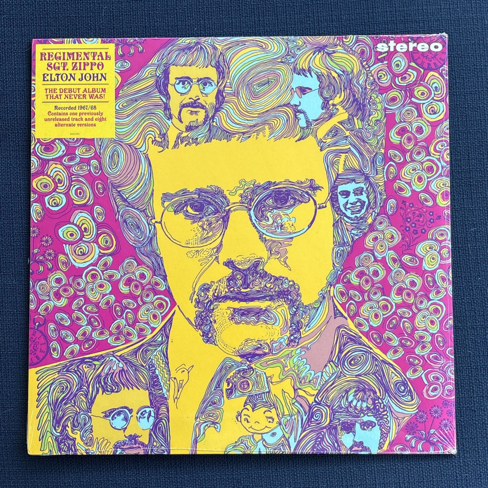 ELTON JOHN REGIMENTAL SGT ZIPPO- VINYL LP 