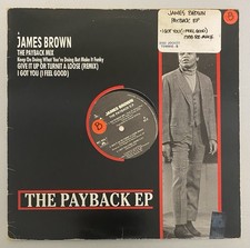 RARE James Brown The Payback Mix E.P. 12” Vinyl Polydor 33 RPM 1988 Remix Record picture
