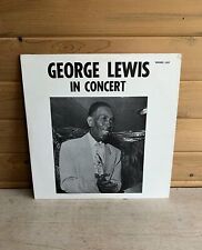 George Lewis In Concert Live Jazz Vinyl Sounds Record LP 33 RPM 12