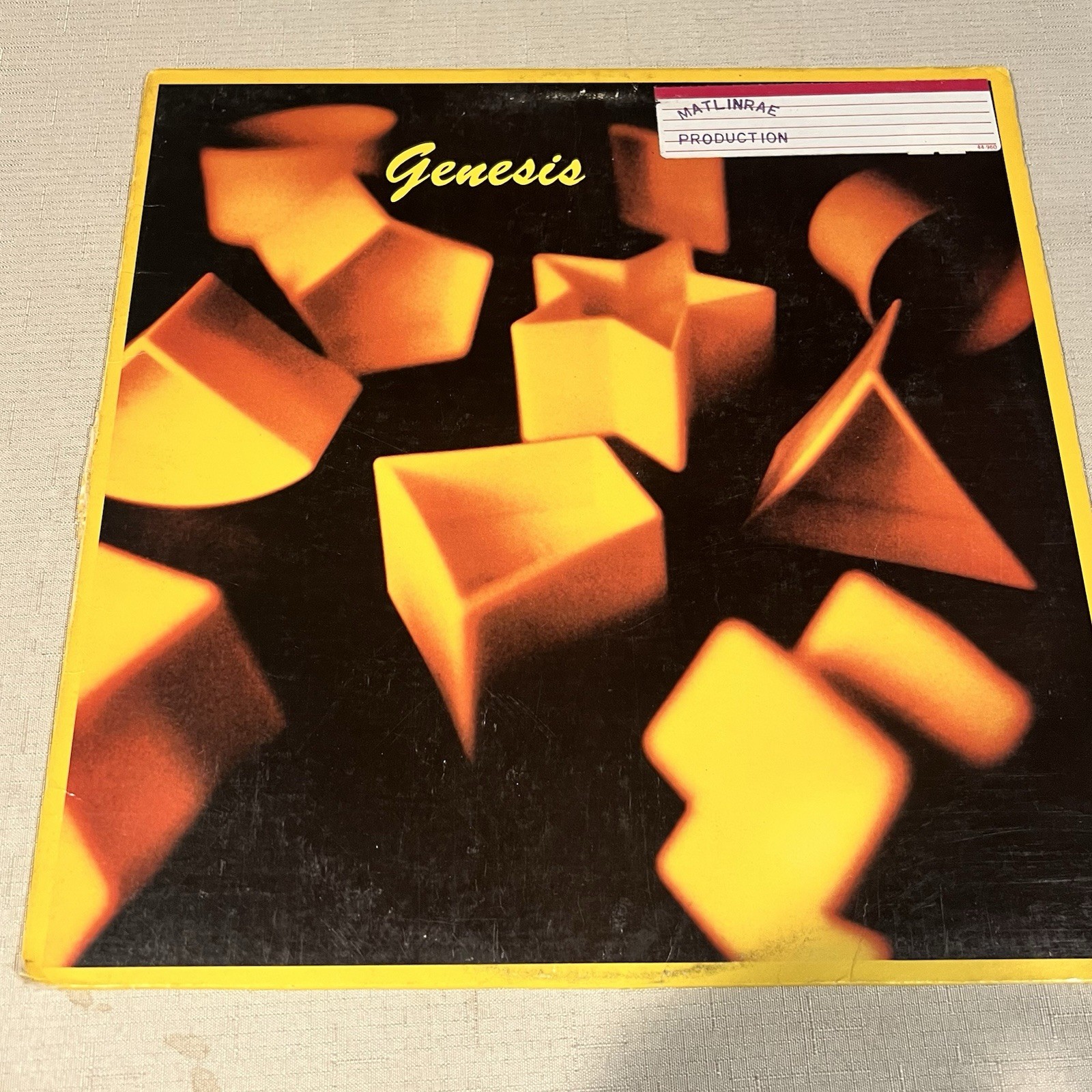 Genesis Self-Titled Vinyl Record - 1983 Atlantic 80116-1 VG+