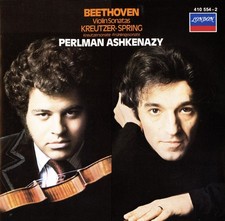 NEETHOVEN Kreutzer & Spring Sonatas / Perlman, Ashkenazy (CD, 1983, London) picture