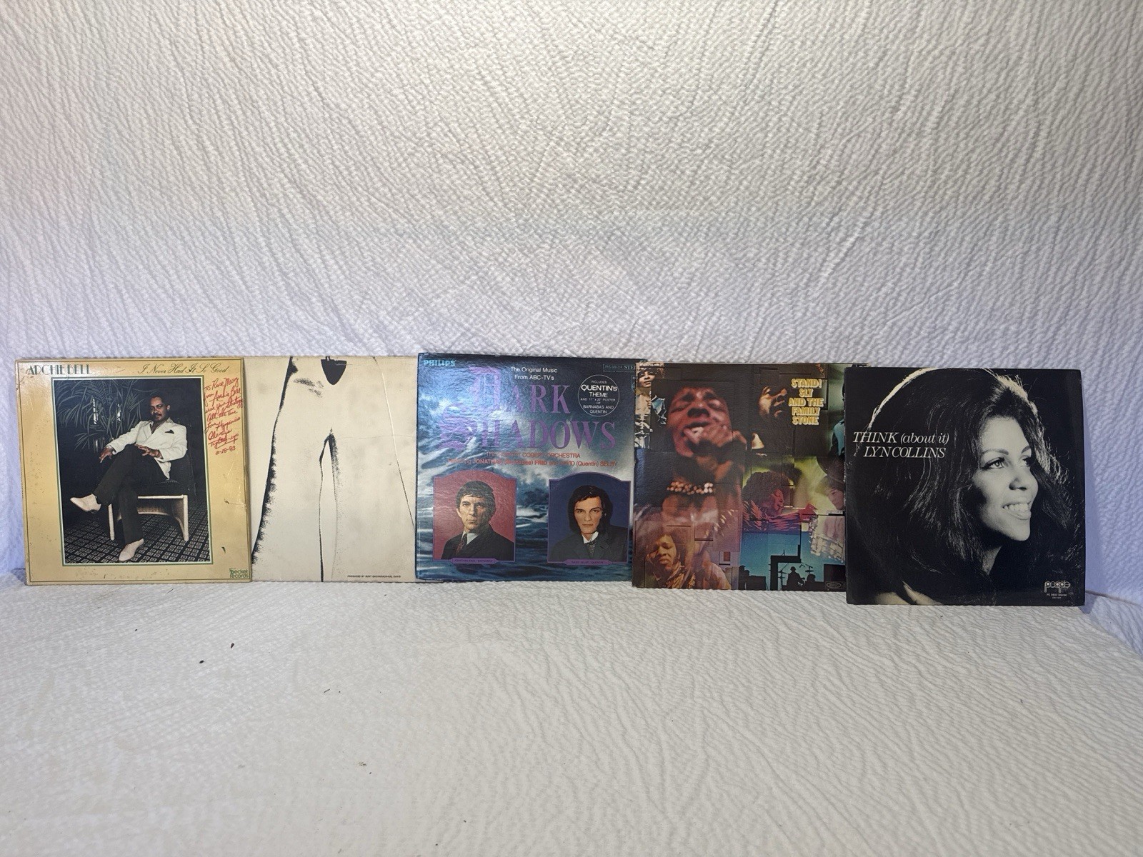 Vintage Soul Funk Vinyl LP Record Lot x5: Lyn Collins Think, Sly & The Family