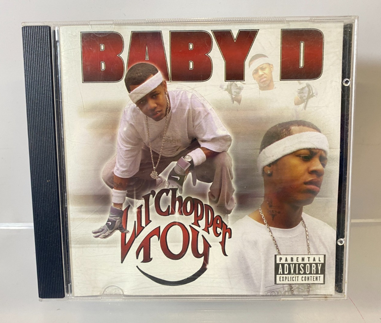 Vintage 2002 Baby D – Lil' Chopper Toy CD Album Hip Hop Crunk Big Oomp Records