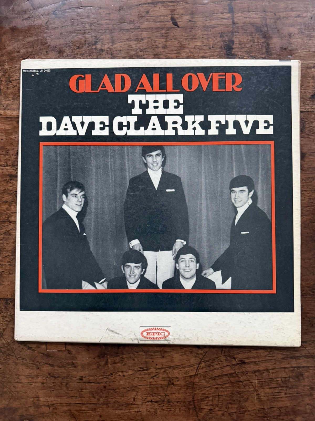 DAVE CLARK FIVE - Glad All Over - No Instruments Cover Mono-1st Edition M-/VG+