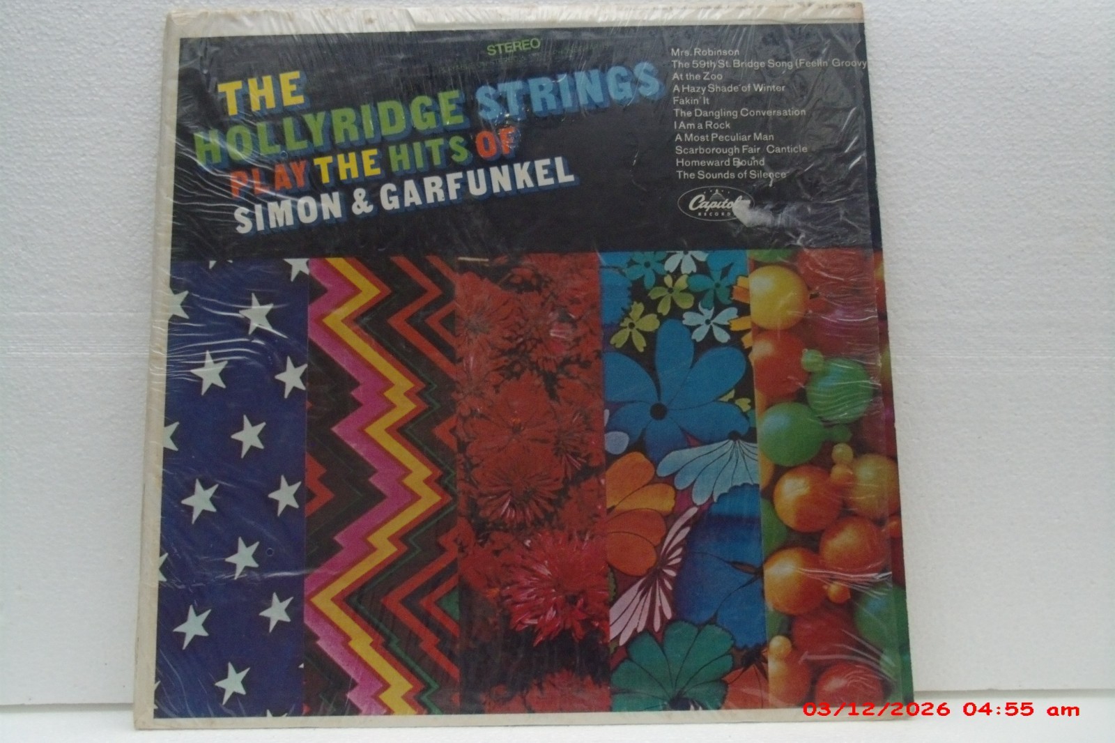 THE HOLLYRIDGE STRINGS -(LP)-PLAY THE HITS OF SIMON & GARFUNKEL- CAPITOL  - 1968