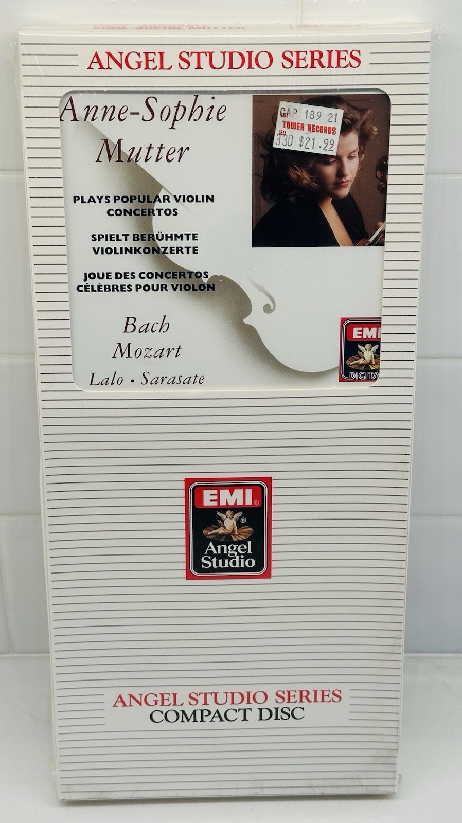 ANNE-SOPHIE MUTTER - Plays Popular Violin Concertos 3 CDs Longbox Case