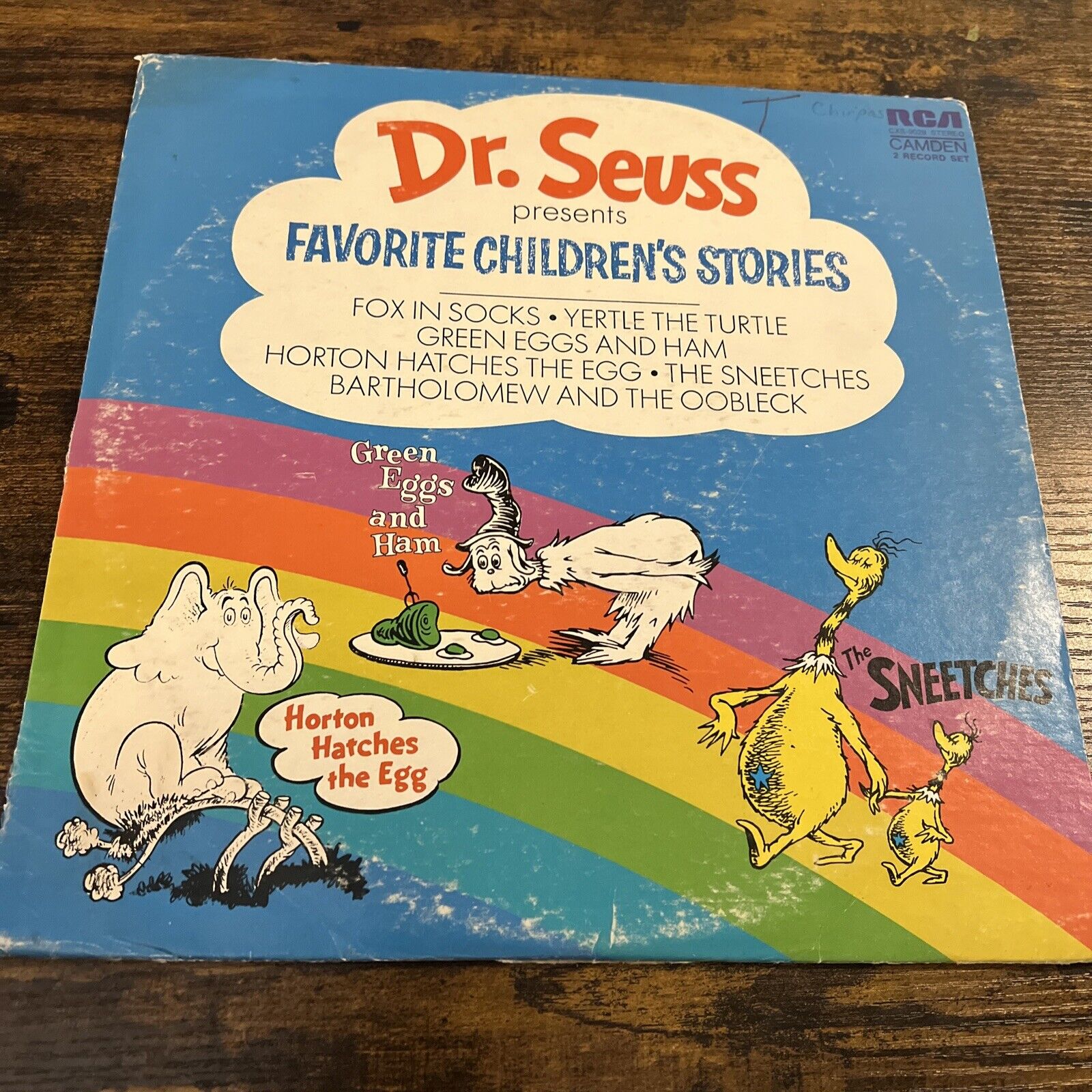 Dr. Seuss Presents Favorite Children\'s Stories Classic 2 Records Set Vinyl 1972