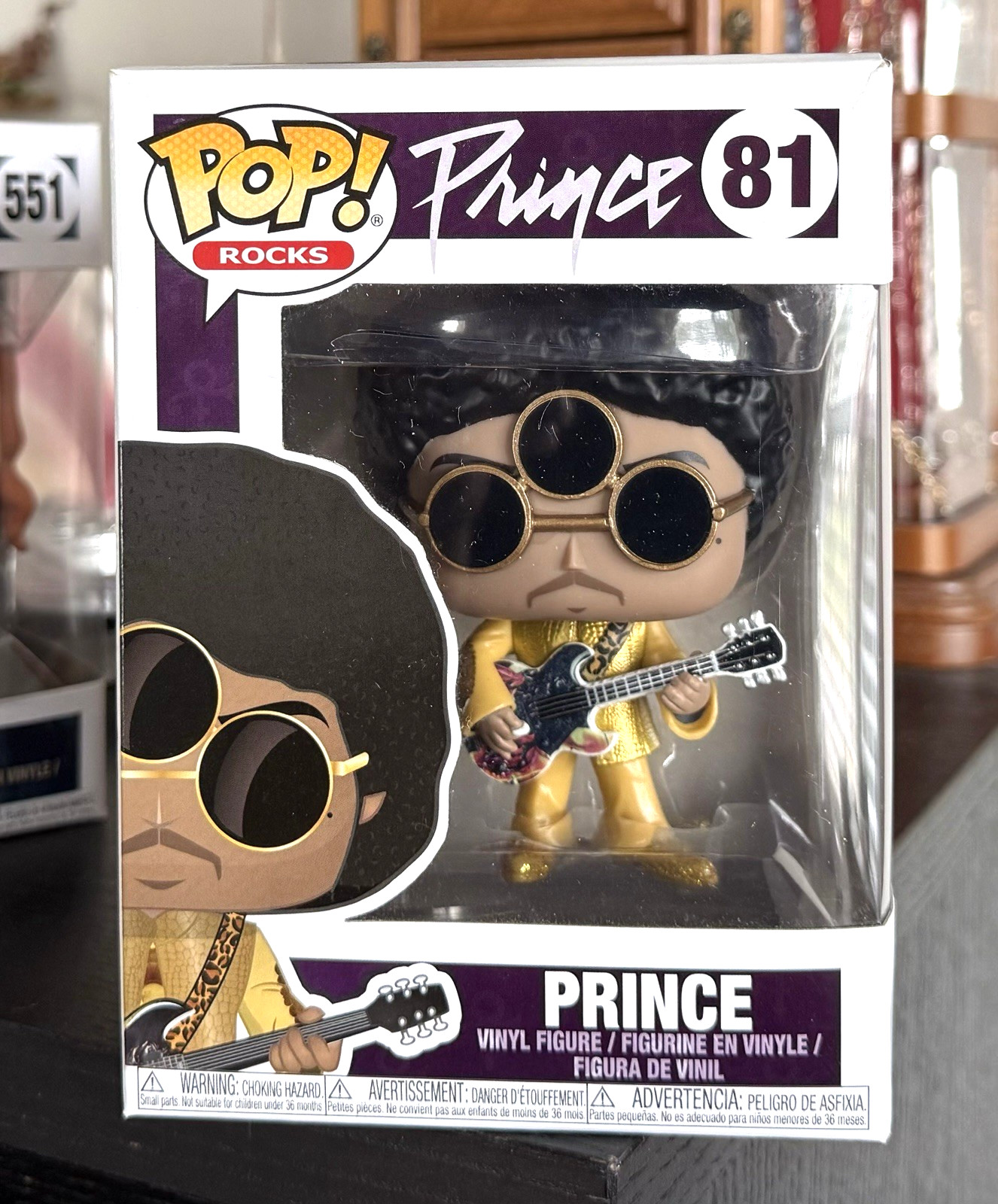 🔥VAULTED Funko Pop Rocks: PRINCE (3rd Eye Girl) #81 w/Protector