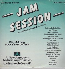 Jam Session~For Instrumentalists & Vocalists~Play Along Book & 2 LP Set~SEALED picture