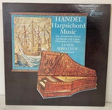 HANDEL Harpsichord Music Janos Sebestyen Aylesforder TV-S 34448 vinyl record picture