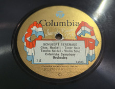 Vintage 1923 Columbia Sample Record 78 RPM Schubert Serenade Ted Lewis Band picture