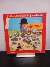 SEALED FATHER ABRAHAM IN SMURFLAND Sessions Records LP 1982. Smurfs Peyo Vintage picture
