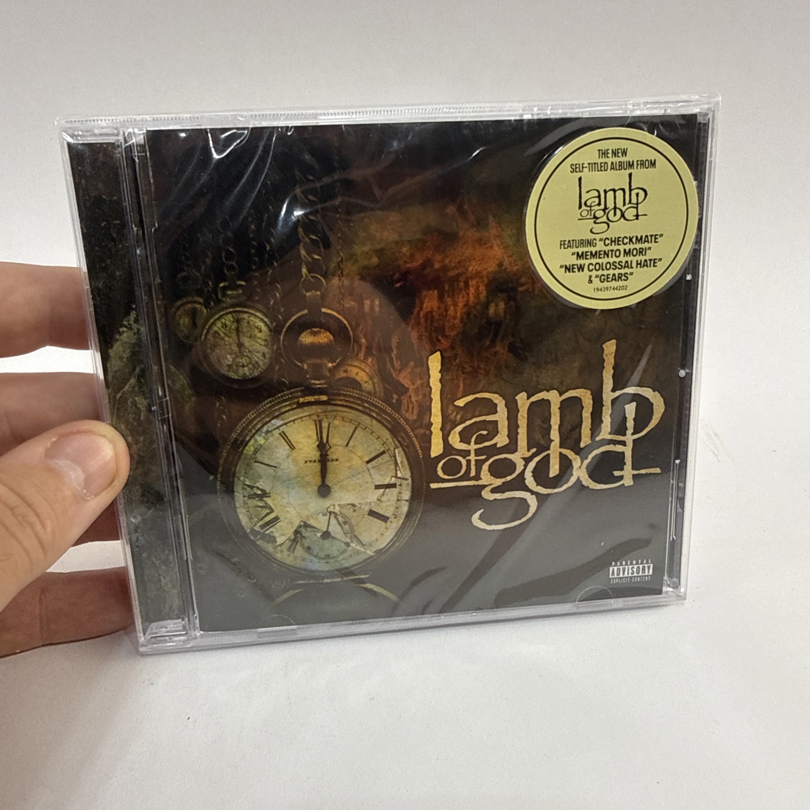 LAMB OF GOD - LAMB OF GOD CD 2020 EPIC SEALED HYPE STICKER METAL JAMEY JASTA