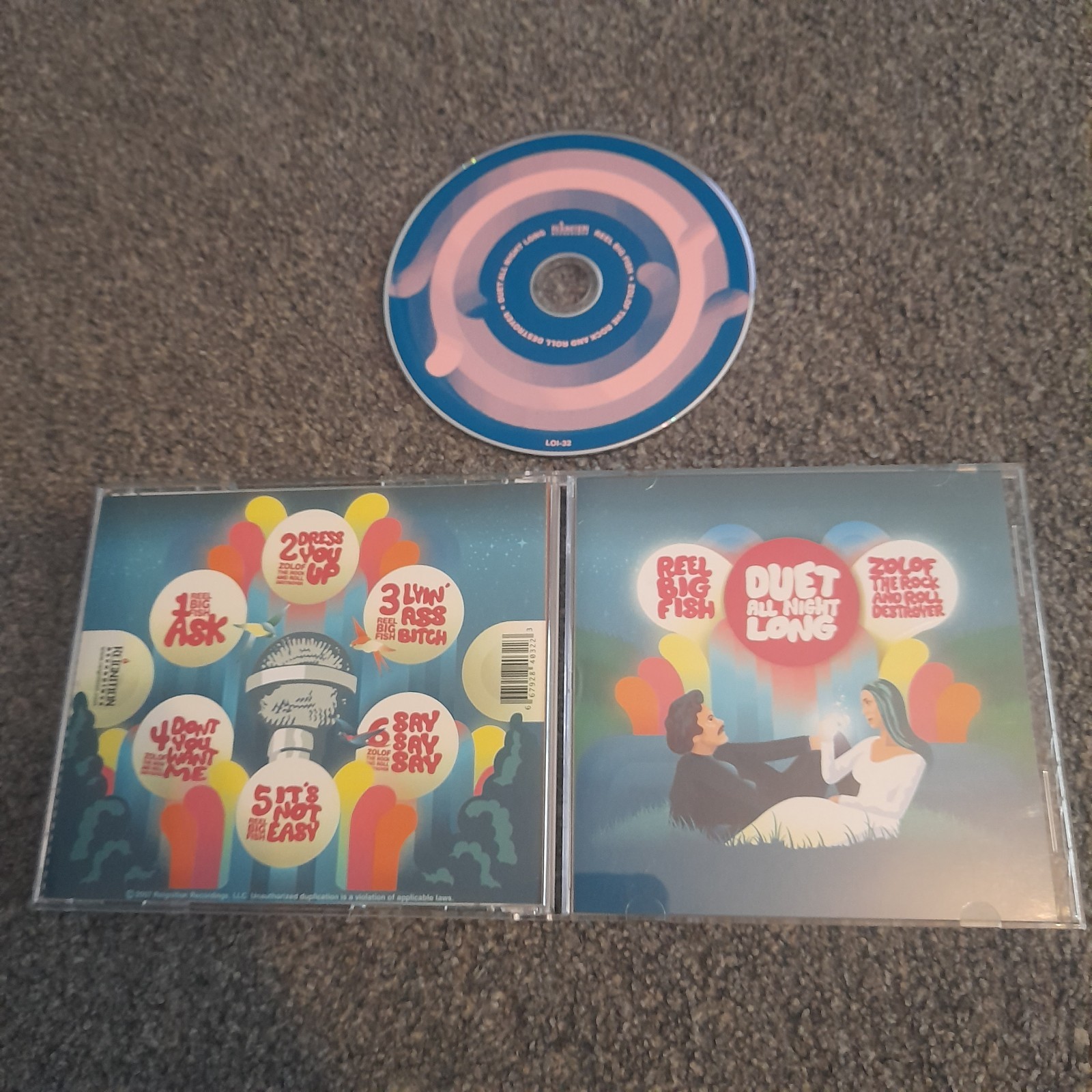 MINT Reel Big Fish & Zolof The Rock & Roll Destroyer - Duet All Night Long CD ++
