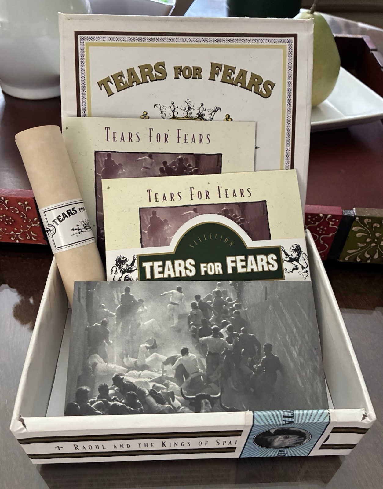 Tears for Fears Cigar Box Raoul And The Kings Of Spain Promo Box - Opened