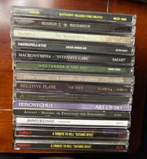Black Metal Death Metal Doom CD lot Moonblood Bathory Nocturnus Negative Plane picture