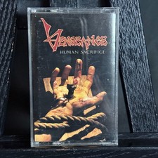 Vengeance Human Sacrifice Cassette Intense Christian Thrash Metal Tested picture