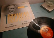 Toscanini Conducts Elgar & Brahms Record LP Classical  picture