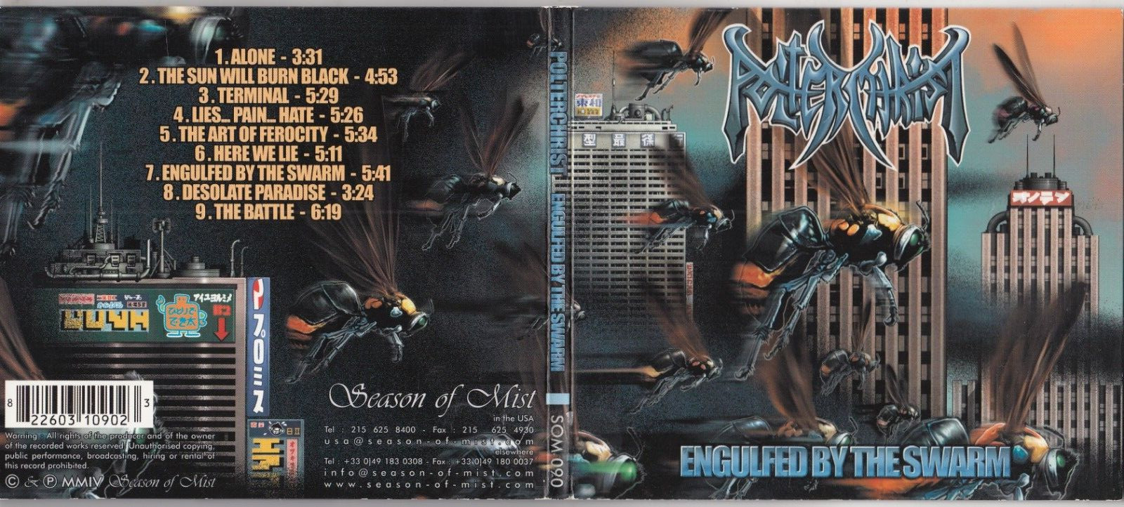 Polterchrist - Engulfed By the Swarm [Digipak] (CD, Sep-2004, Season of Mist)