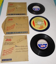 Lot OF 3 WWII Pepsi Cola Your Man In Service Records Soldiers Message to Family picture
