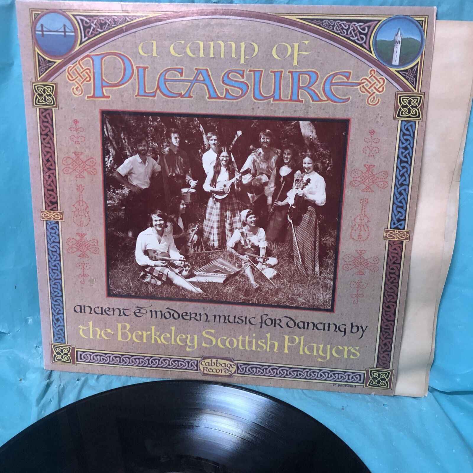 THE BERKELEY SCOTTISH PLAYERS - A CAMP of PLEASURE -  VINYL RECORD
