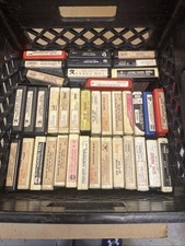 Lot of 38 Vintage 8 Track Tapes Country Easy Listening Rock Untested Estate picture